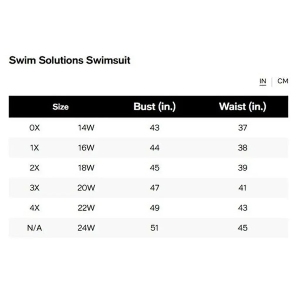 Swim Solutions Women's Tummy-Control Flyaway Swimdress In Black - Picture 6 of 6